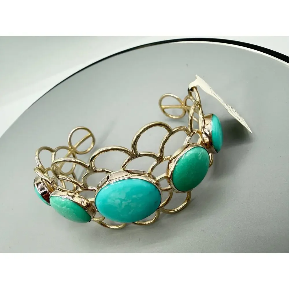 Jay King CAMPITOS Turquoise Cuff Bracelet Sterling Silver 925 Jay King‎ $379 NWT